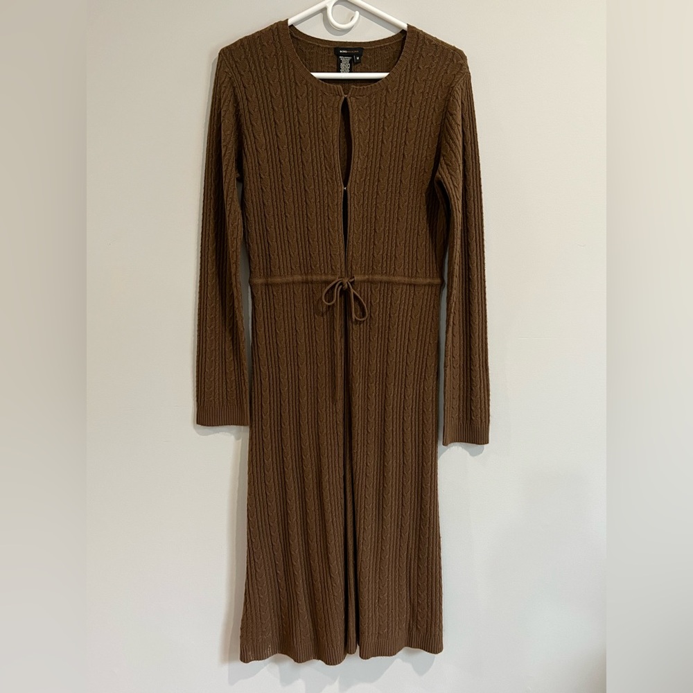 BCBG Max Azria long cardigan, size medium.
